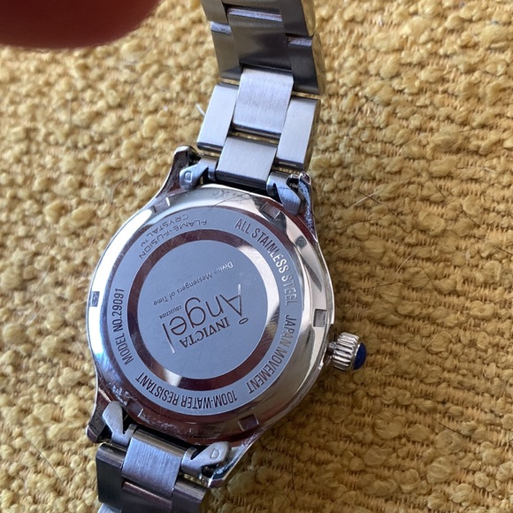 Invicta Women's Blue Wildflower Quartz Watch, Silver, 29091 - Picture 10 of 13